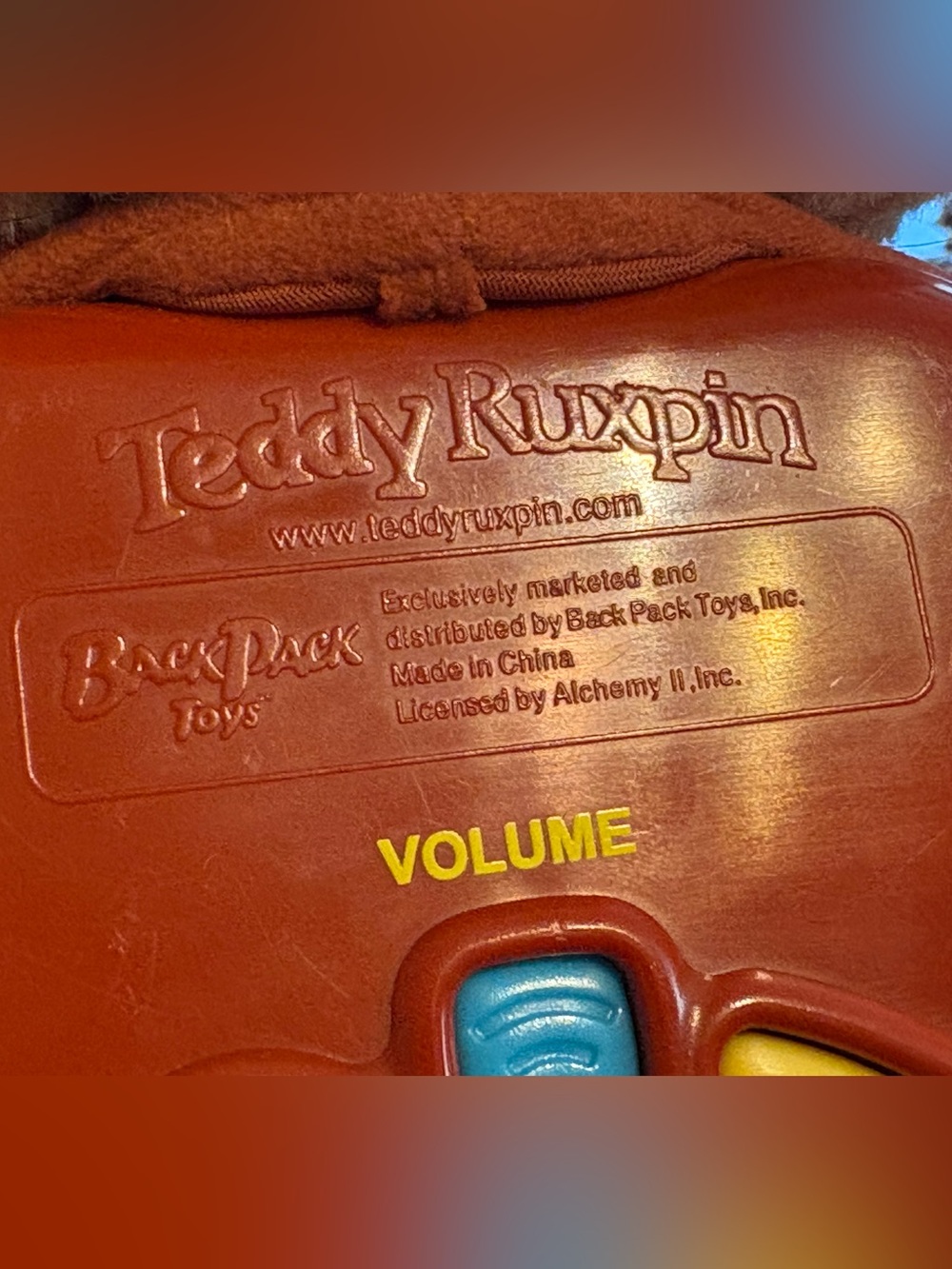 VINTAGE “TEDDY RUXPIN” BEAR - Picture 4 of 8